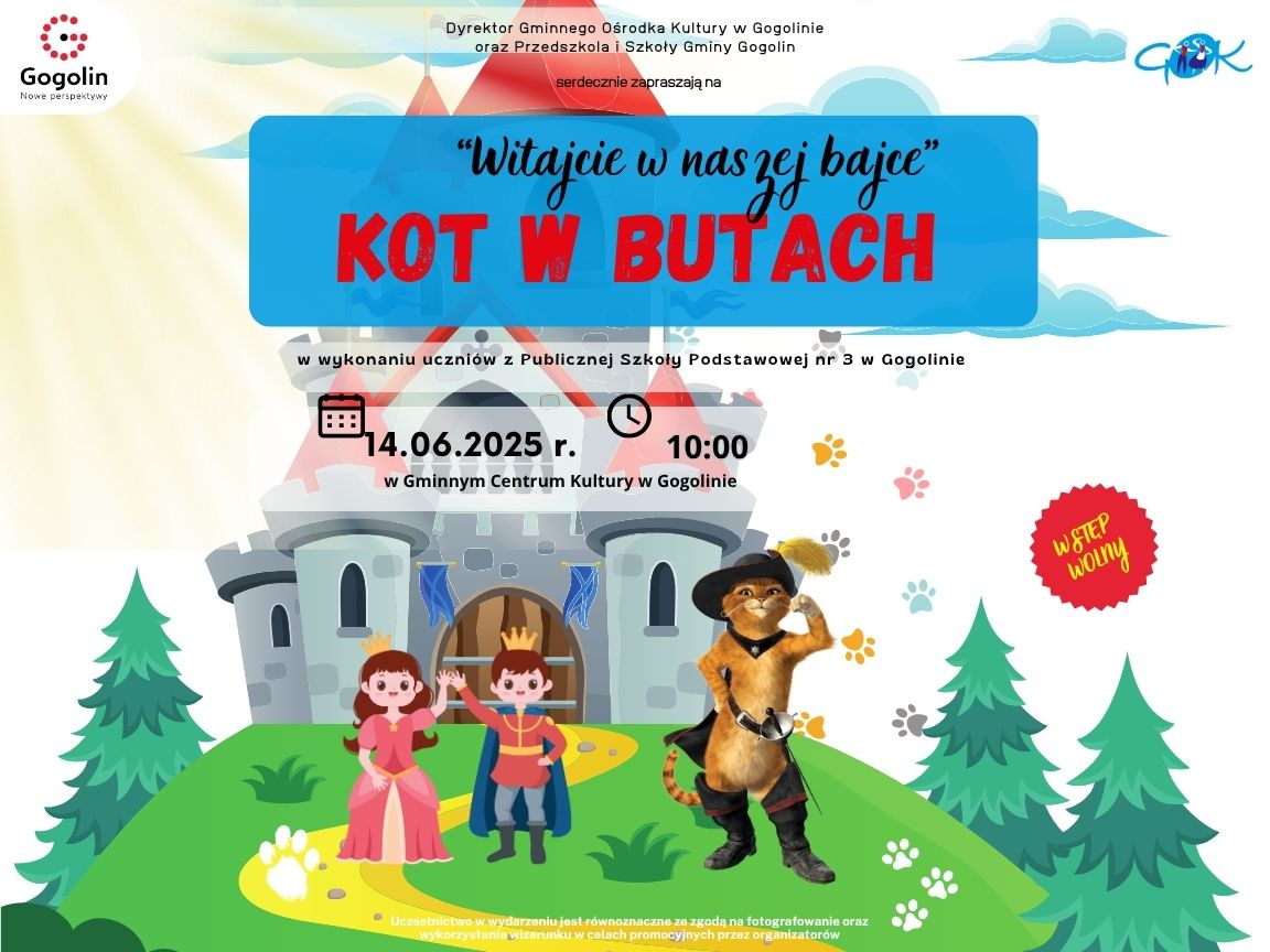 Kolejne przedstawienie w ramach cyklu „Witajcie w naszej bajce” – już 14 czerwca w Gogolinie