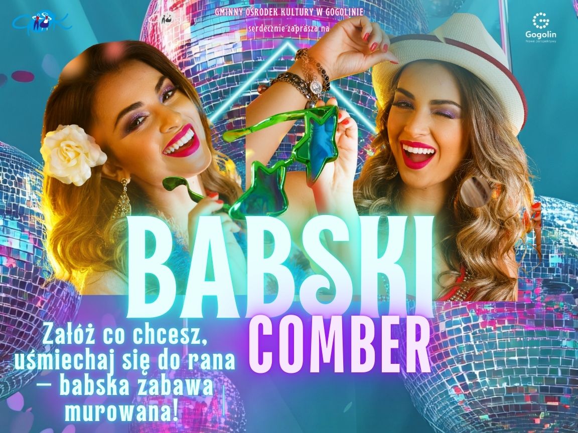 Babski Comber w Gogolinie – taneczna noc dla kobiet z Gminy Gogolin już 30 stycznia 2026