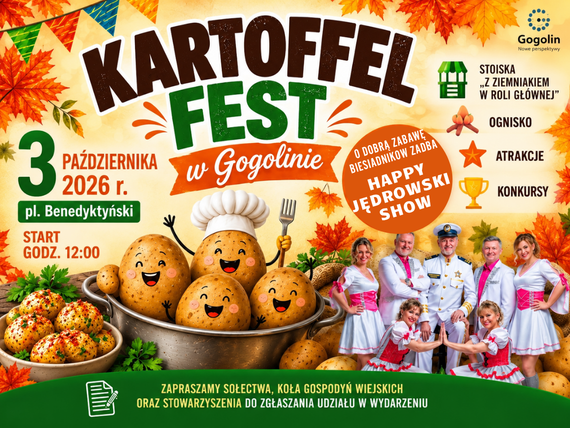 KartoffelFest 2026 w Gogolinie – jesienne święto lokalnych smaków i dobrej zabawy