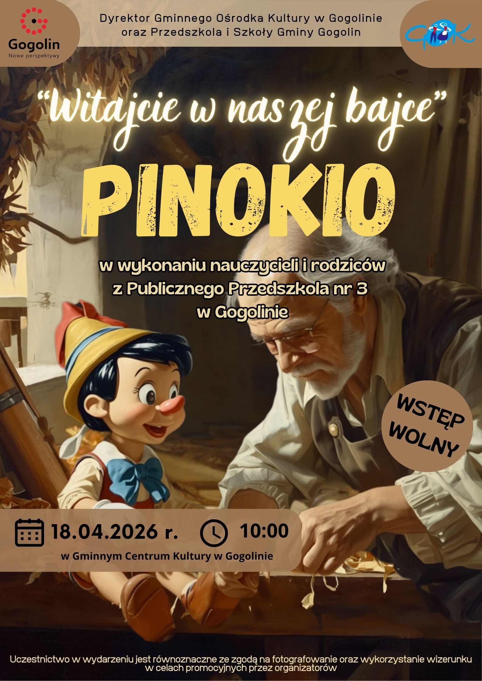 Bajka Pinokio