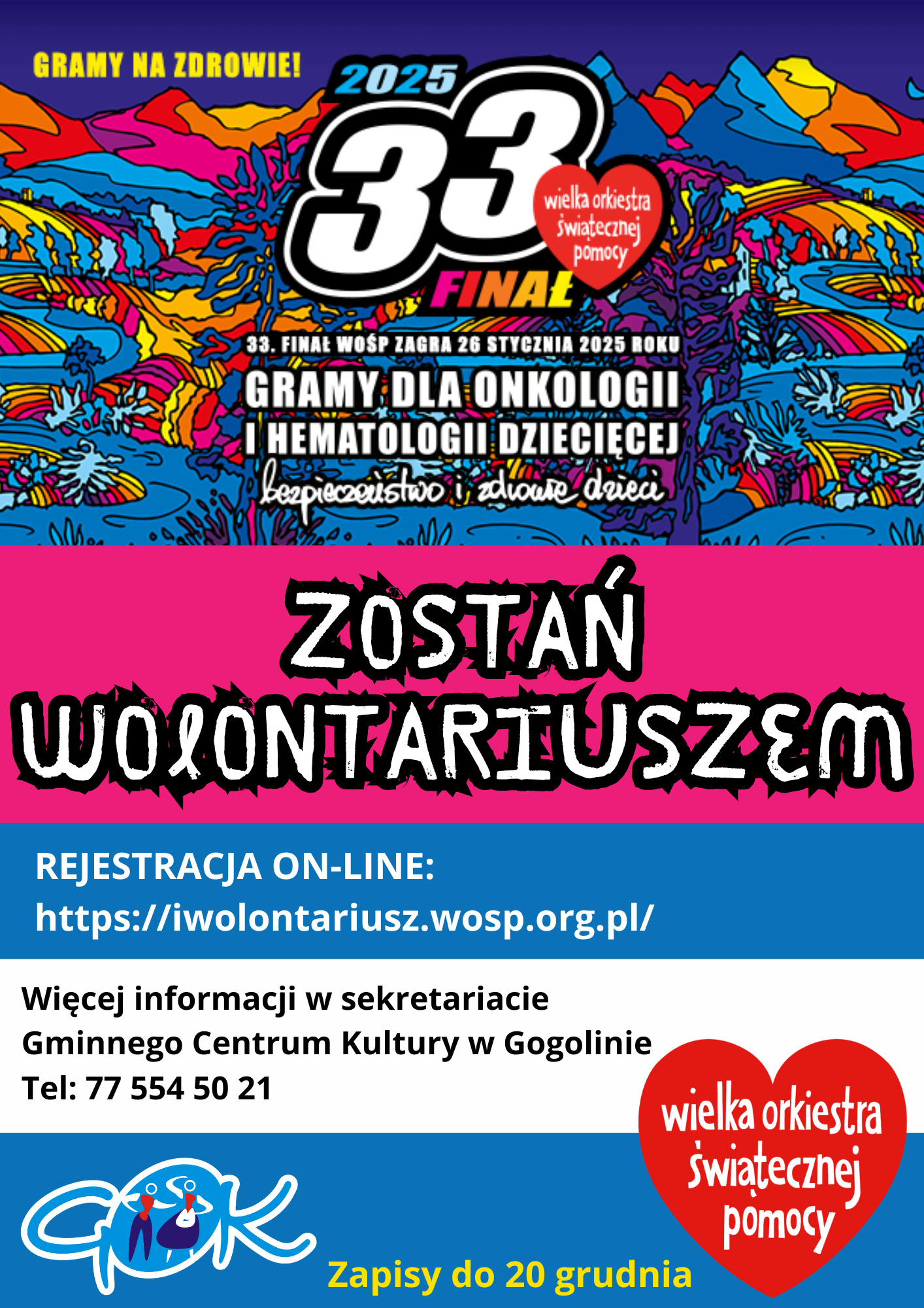 Plakat WOŚP 2025