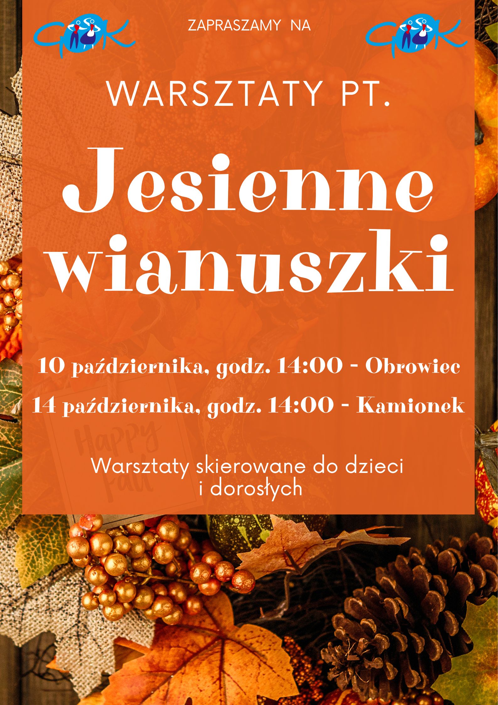 Warsztaty pt. Jesienne wianuszki