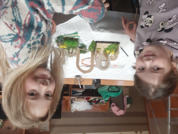 Wiosenne inspiracje w świetlicy w Odrowążu